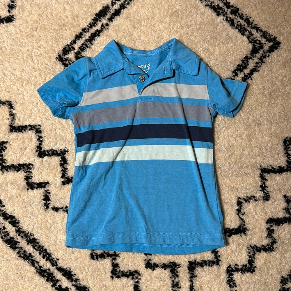 Toddler Boys Jumping Bean Polo Shirt 2T like new